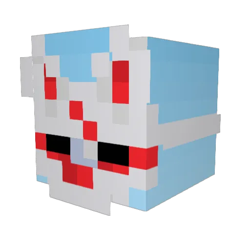Minecraft-Avatar von Spiritw0olfed: Kopf als 3D-Render