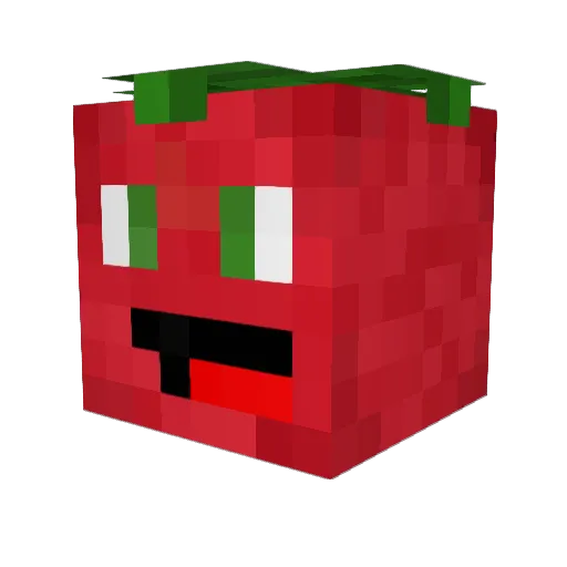 Spisay_ Minecraft avatar head, 3D render
