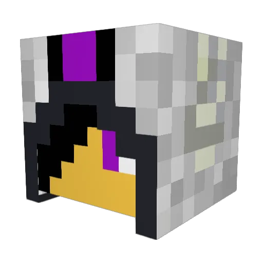 Spister Minecraft avatar head, 3D render