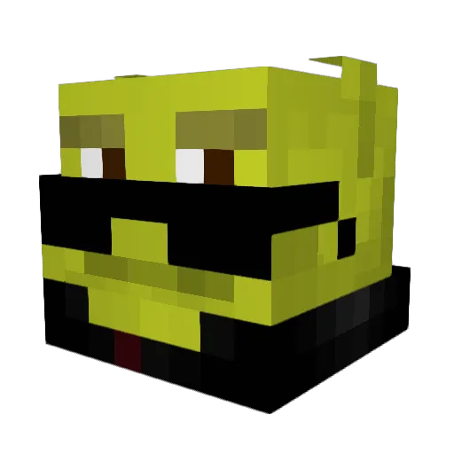 Spisy_nyan Minecraft avatar head, 3D render