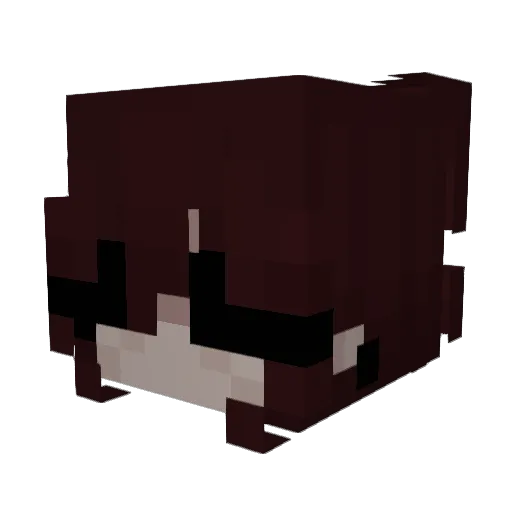 Spit765 Minecraft avatar head, 3D render