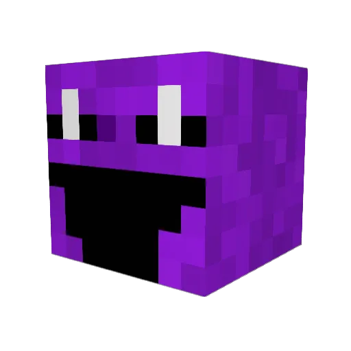 SpiteTrap Minecraft avatar head, 3D render