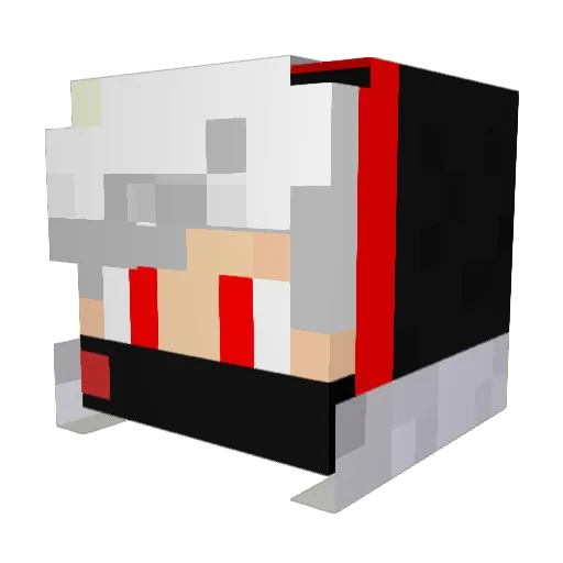 Spitfire600 Minecraft avatar head, 3D render