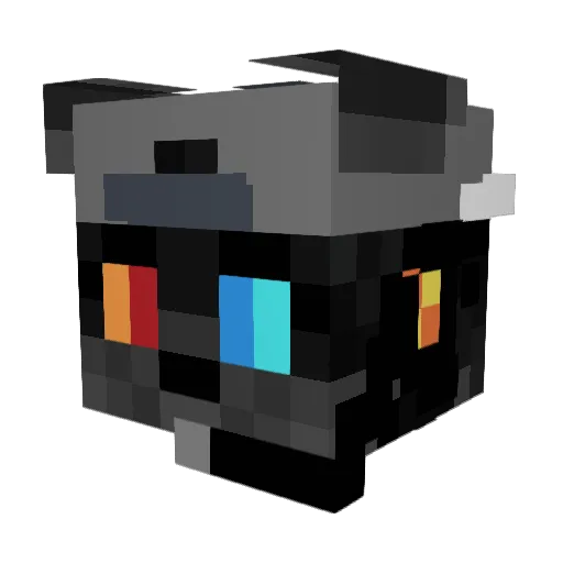 Spithan Minecraft avatar head, 3D render