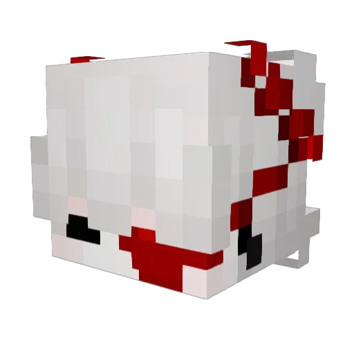 Spiziks Minecraft avatar head, 3D render