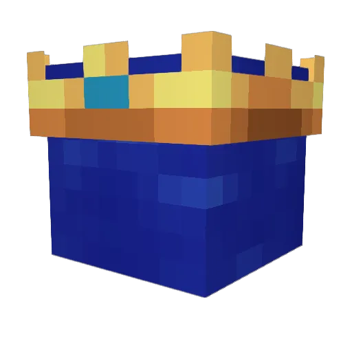 Spl8sh Minecraft avatar head, 3D render