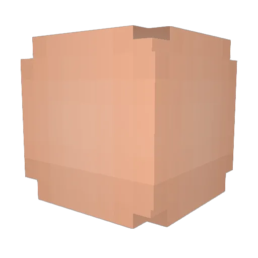 Splachis Minecraft avatar head, 3D render