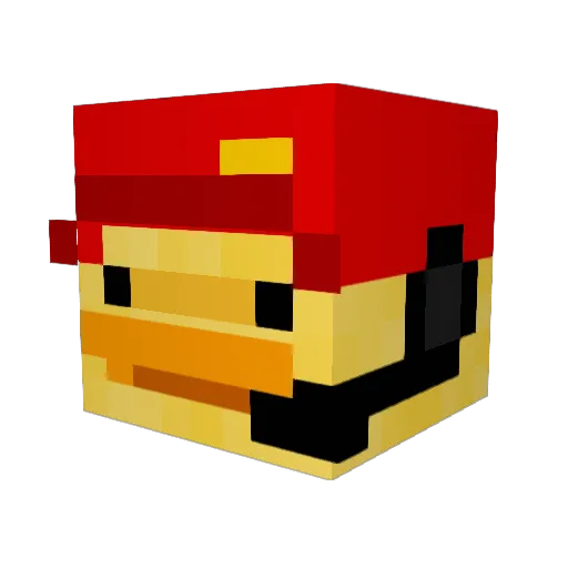 SplashDogOne Minecraft avatar head, 3D render