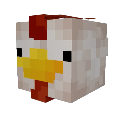 SplatLeNoob Minecraft avatar head, 3D render