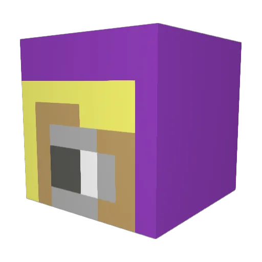 SplatSoda Minecraft avatar head, 3D render