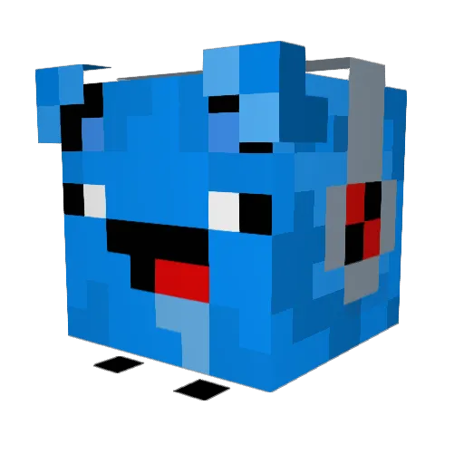 Splatcat_21 Minecraft avatar head, 3D render
