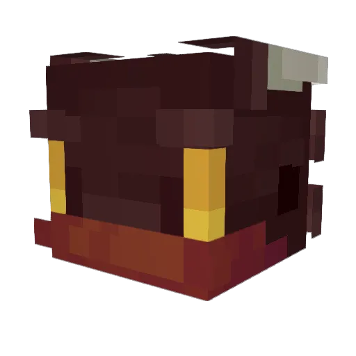 Splatmast3r Minecraft avatar head, 3D render