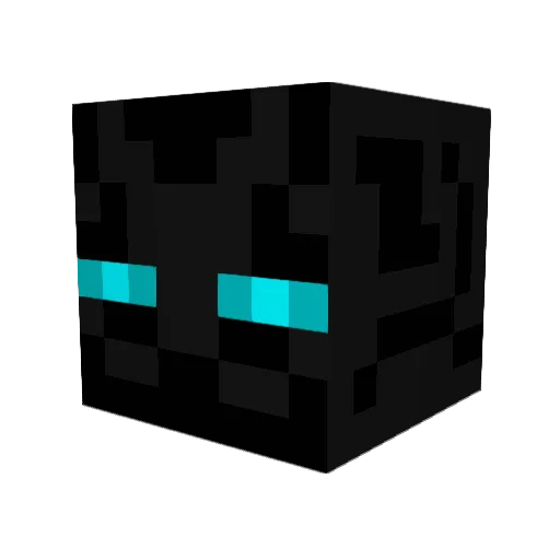 Splatstick Minecraft avatar head, 3D render