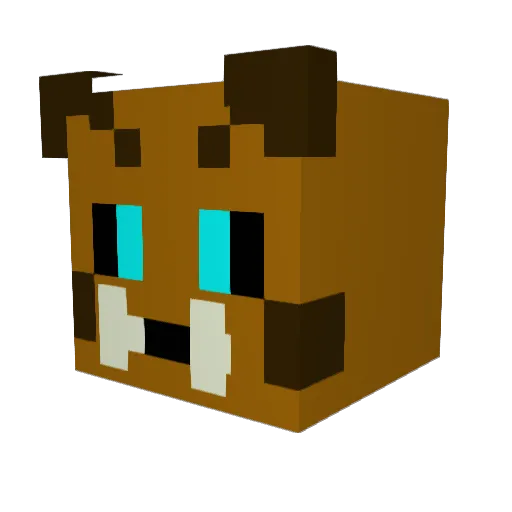 Splayer559 Minecraft avatar head, 3D render