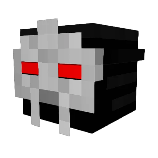 Splazsh Minecraft avatar head, 3D render