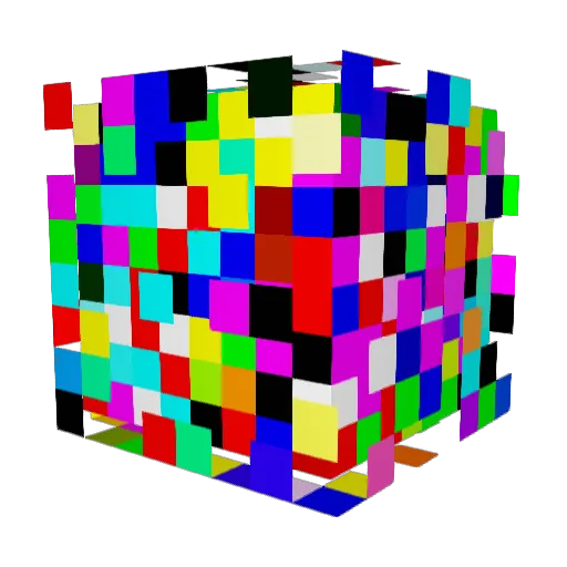 Splekh Minecraft avatar head, 3D render