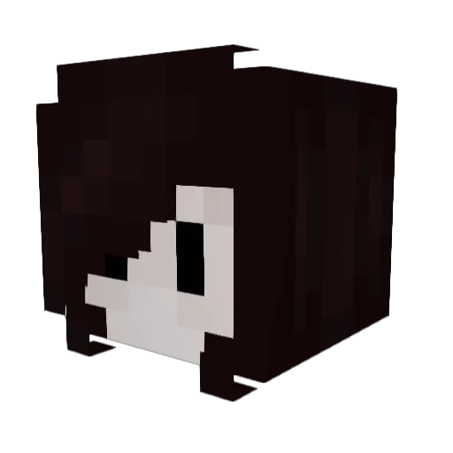 Splerps Minecraft avatar head, 3D render