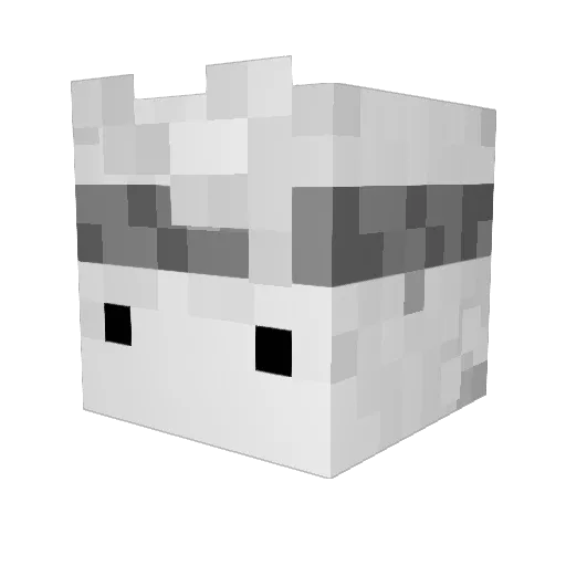 SplitzerDK Minecraft avatar head, 3D render