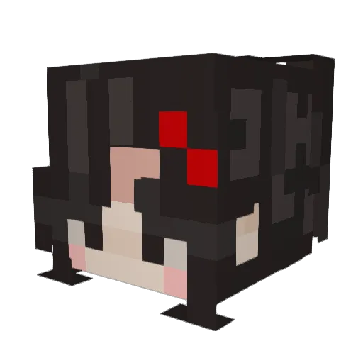 Splitzzz98 Minecraft avatar head, 3D render