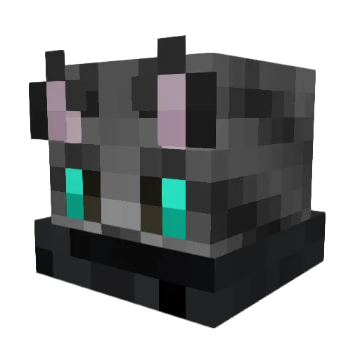 Sploggg Minecraft avatar head, 3D render