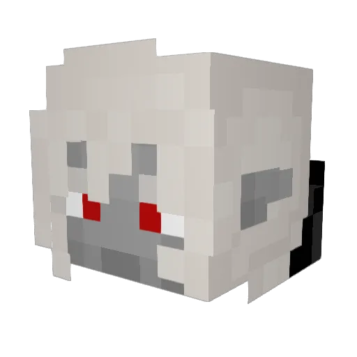 Splontot Minecraft avatar head, 3D render
