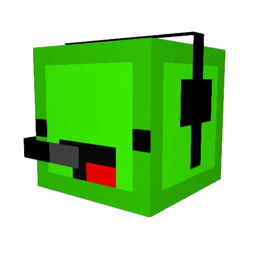 Splooge1494 Minecraft avatar head, 3D render