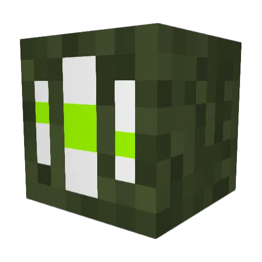 SploopsteR Minecraft avatar head, 3D render