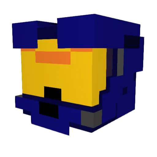 Spock003 Minecraft avatar head, 3D render