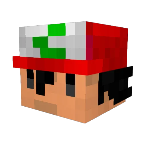 Spock47 Minecraft avatar head, 3D render