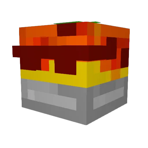 SpogInABucket Minecraft avatar head, 3D render