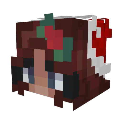 Spoiled_Sister Minecraft avatar head, 3D render