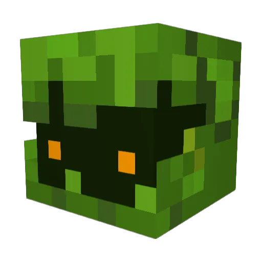 Spoinach Minecraft avatar head, 3D render
