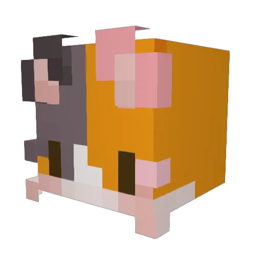 SpokenLemur5077 Minecraft avatar head, 3D render