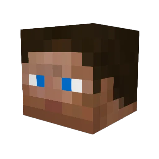 SpokesnSlopes Minecraft avatar head, 3D render