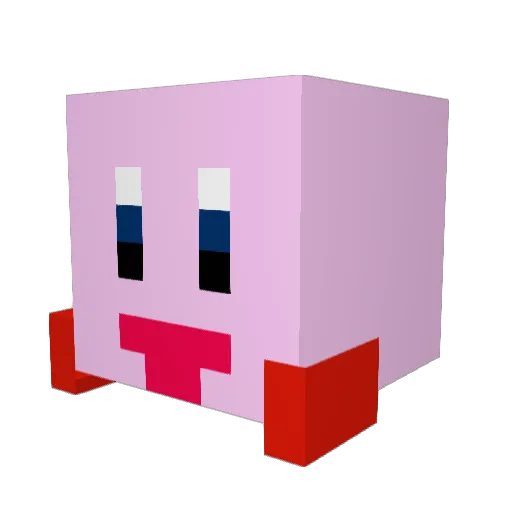 Sponer13 Minecraft avatar head, 3D render
