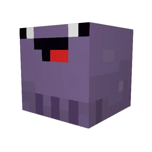 SpongeBulge Minecraft avatar head, 3D render