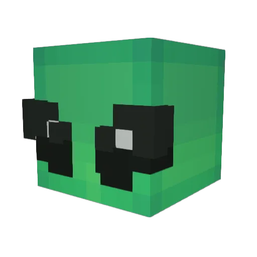 SpongeHawk Minecraft avatar head, 3D render