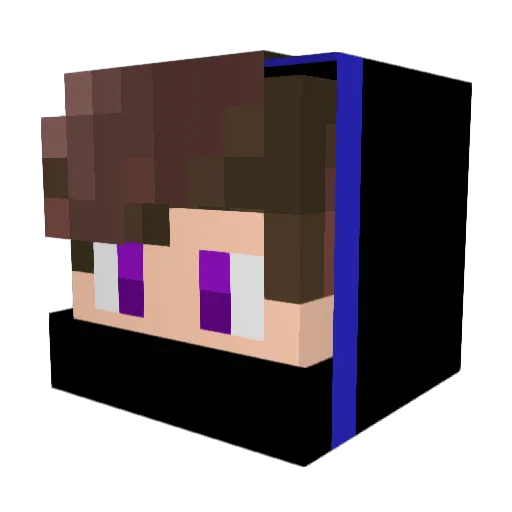 Spongebobmeboi69 Minecraft avatar head, 3D render