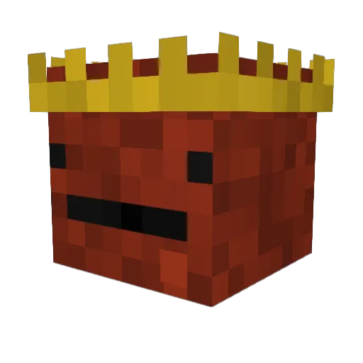 SpooTwo Minecraft avatar head, 3D render