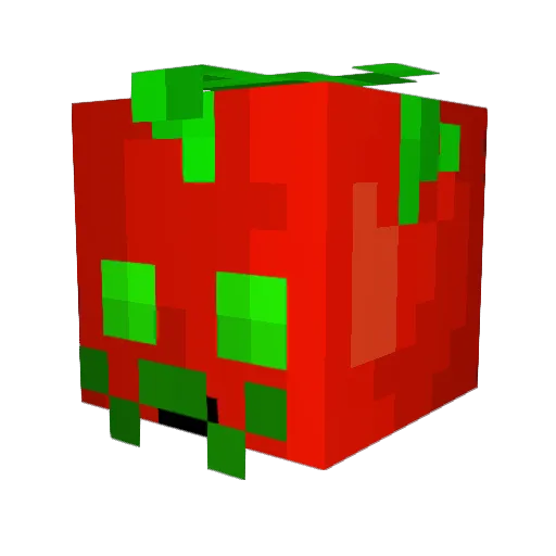 Spoocey Minecraft avatar head, 3D render