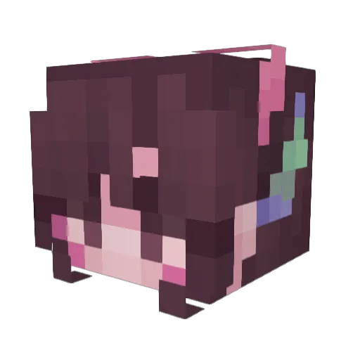 SpooderMan1017 Minecraft avatar head, 3D render
