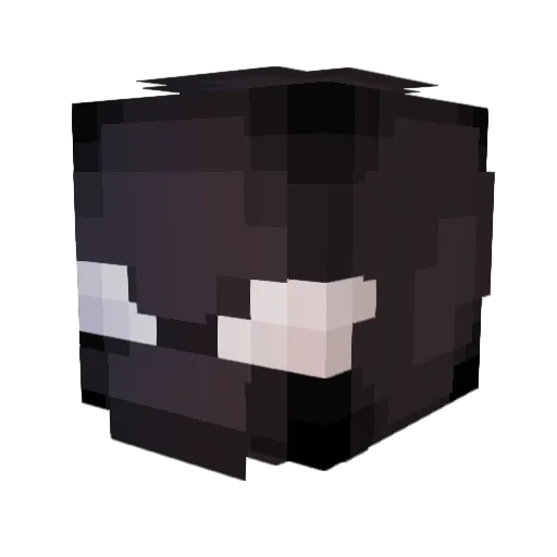 Spooder_Venom Minecraft avatar head, 3D render
