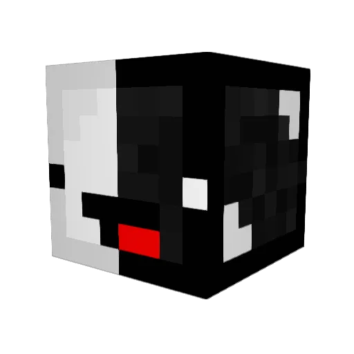 Spook1293 Minecraft avatar head, 3D render