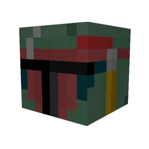 Spooker_cc Minecraft avatar head, 3D render
