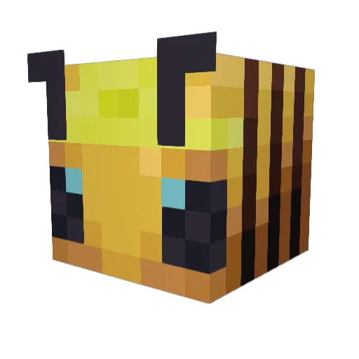 Spookety Minecraft avatar head, 3D render
