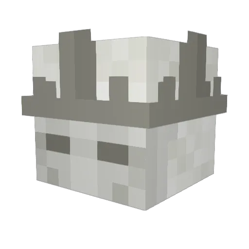 SpookiViking Minecraft avatar head, 3D render