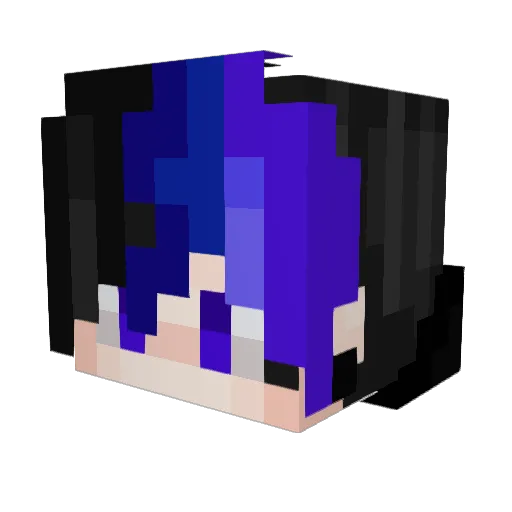 Spookie2828 Minecraft avatar head, 3D render