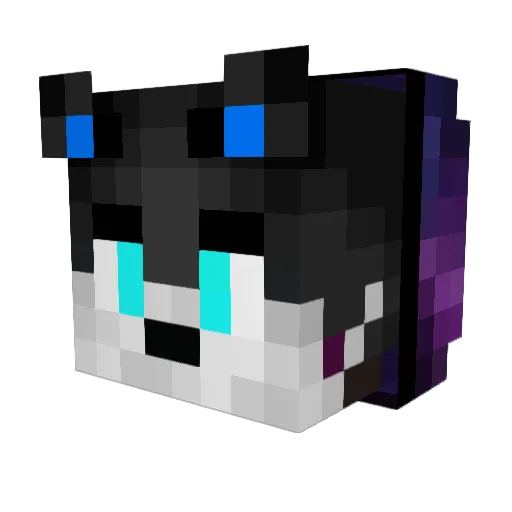 Spooky360 Minecraft avatar head, 3D render