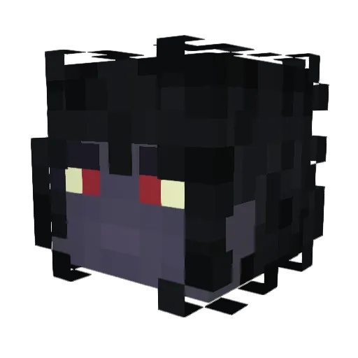 Spooky626 Minecraft avatar head, 3D render