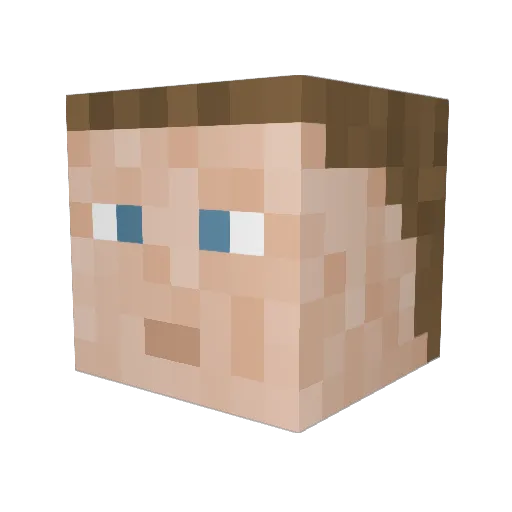 SpookyAlex11 Minecraft avatar head, 3D render